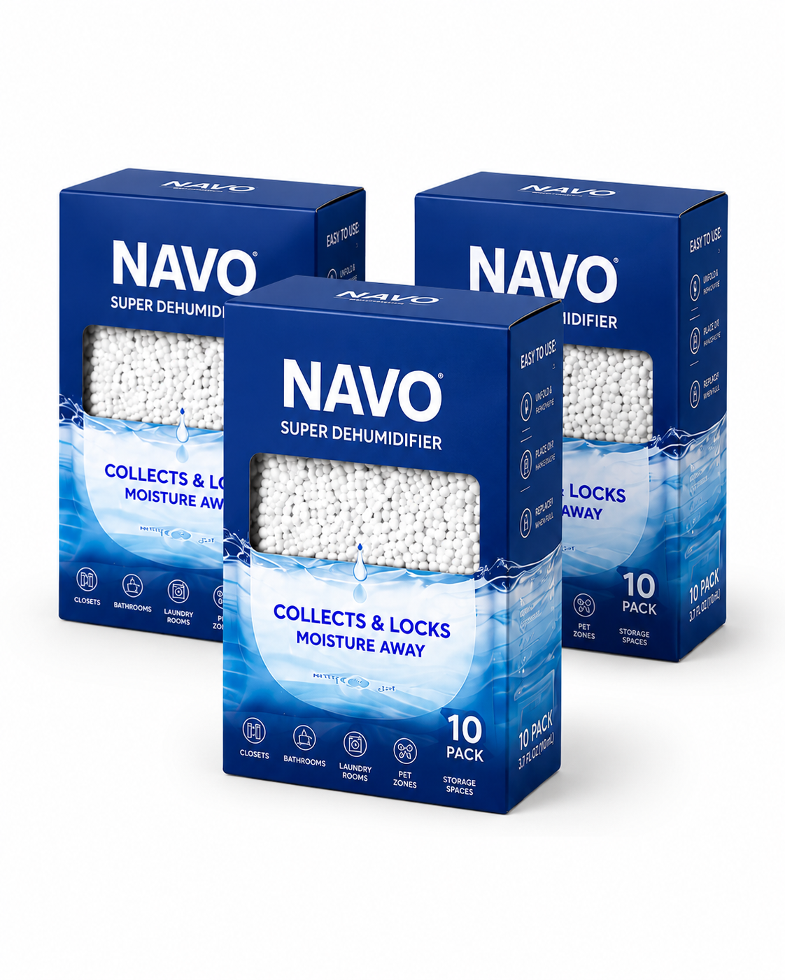 NAVO Super Dehumidifier - 3 Boxes