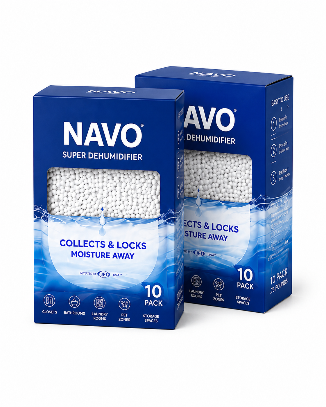 NAVO Super Dehumidifier - 2 Boxes